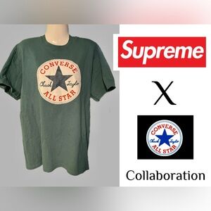 Rare Co-branded Supreme x Converse Short Sleeve Tee